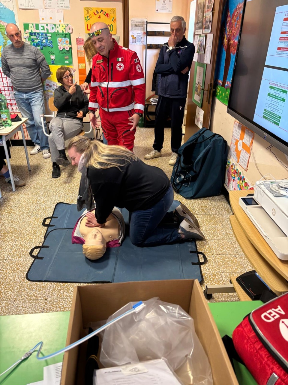 Cittadini di Lucinasco partecipano a corso di rianimazione con la CRI
