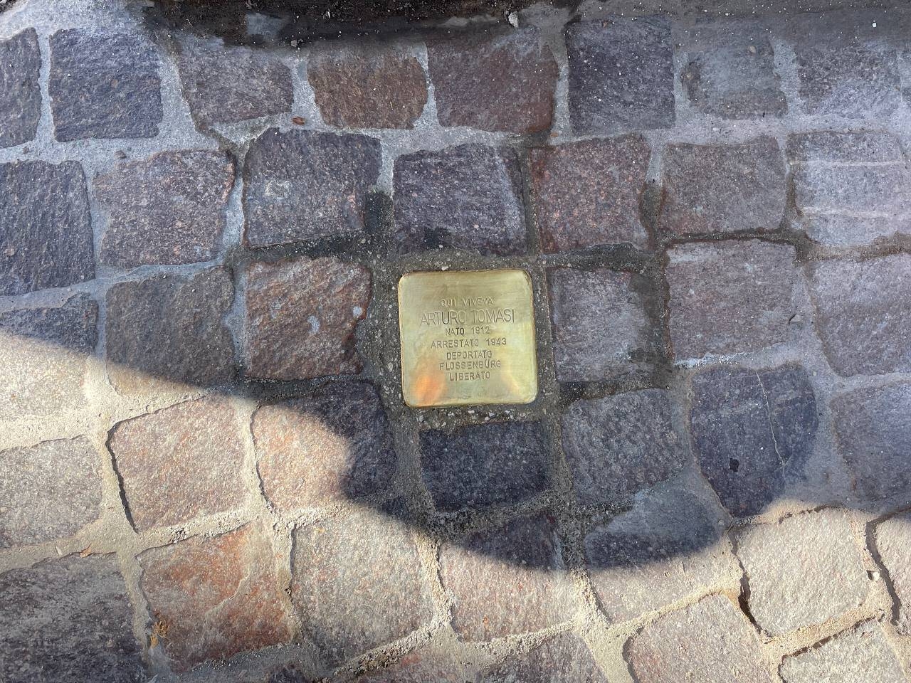 Diano Marina rende omaggio a Filippo Purgatorio con una Pietra d’Inciampo