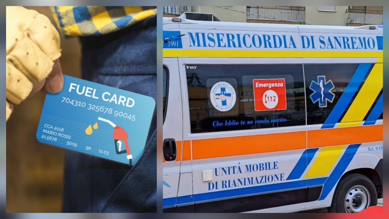 Due carte carburante rubate alle ambulanze, servizi di soccorso a rischio
