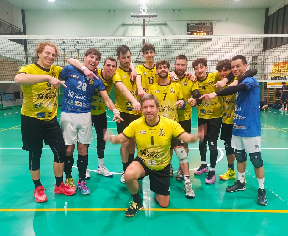 Il Grafiche Amadeo trionfa contro il Villaggio Volley