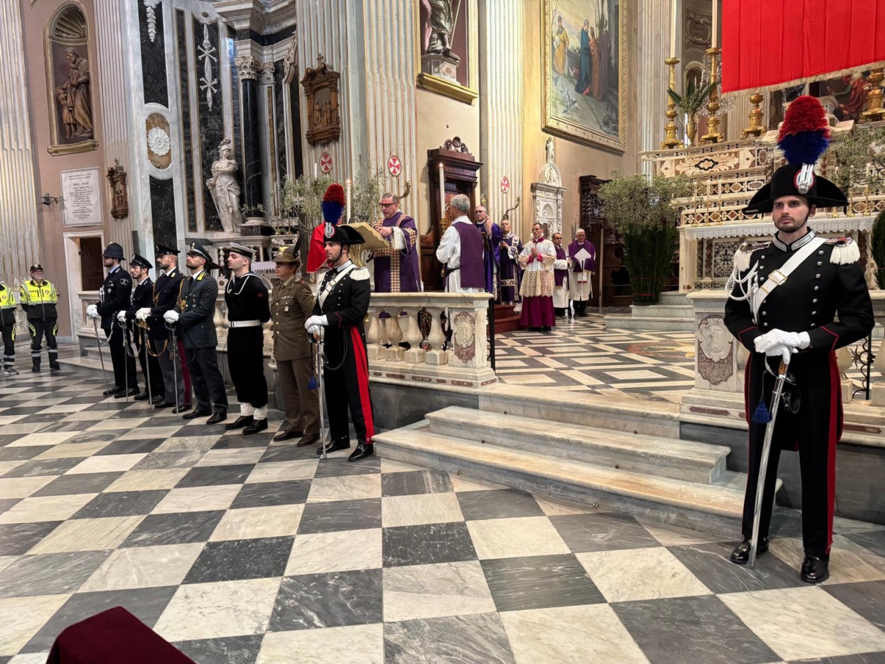 Il Precetto pasquale per le forze di polizia a Imperia