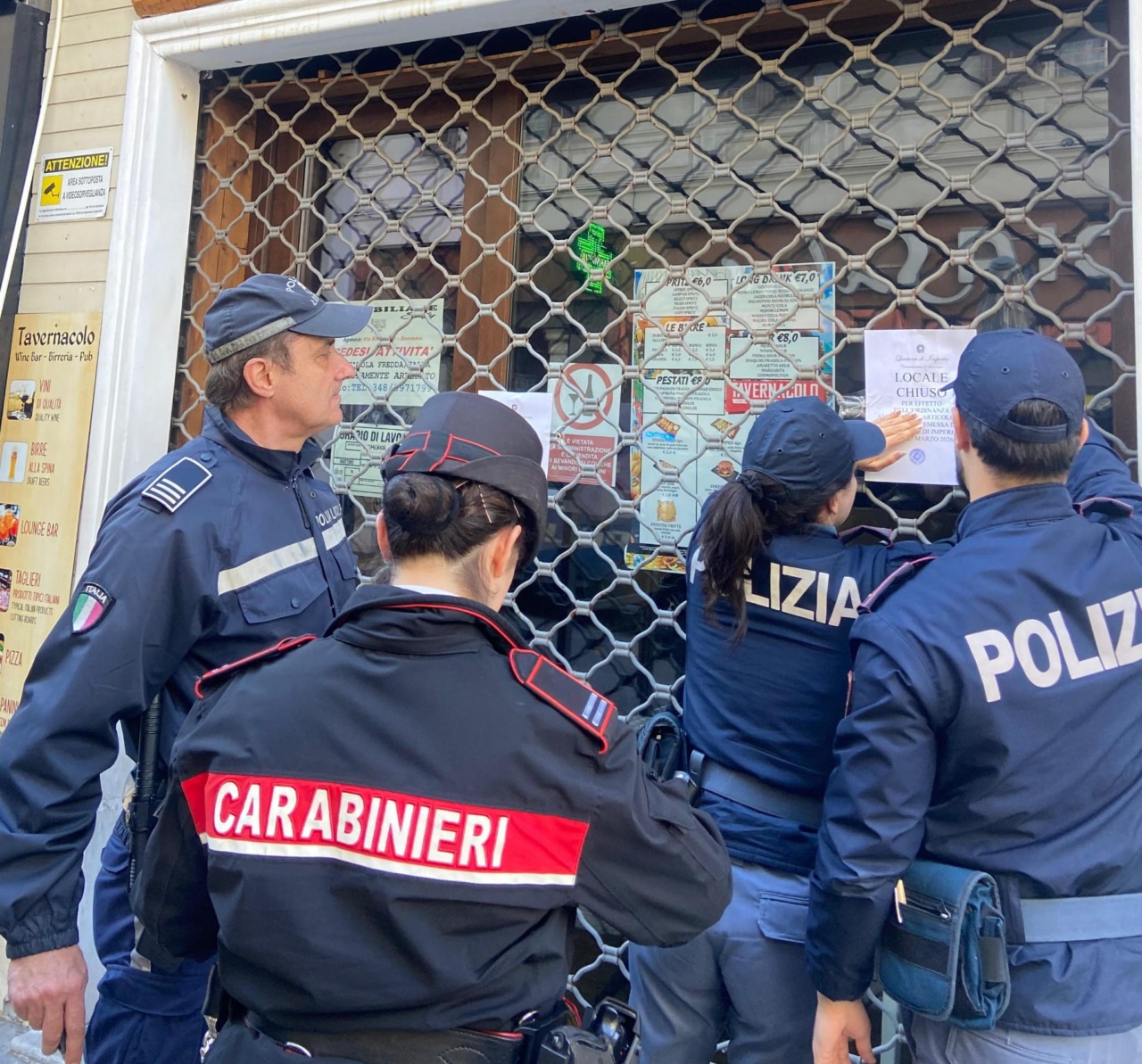 Il Questore chiude il Tavernacolo a Sanremo