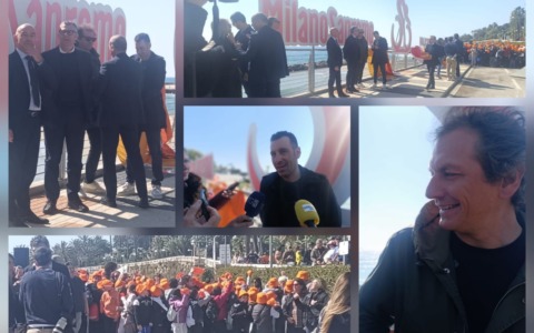 Inaugurata la Walk of Fame per la Milano Sanremo