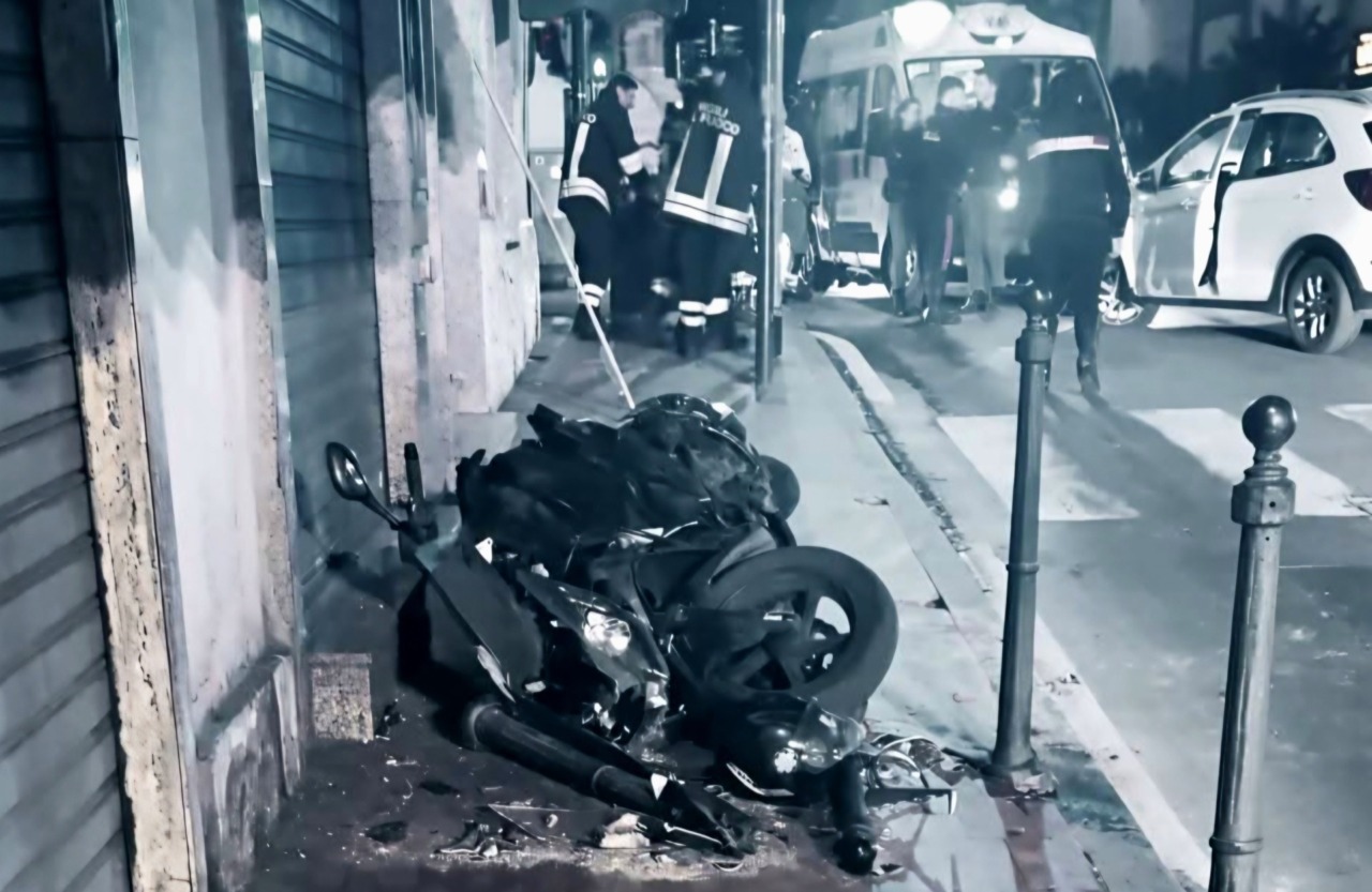 Incidente tra auto e moto a Ventimiglia, un motociclista in gravi condizioni