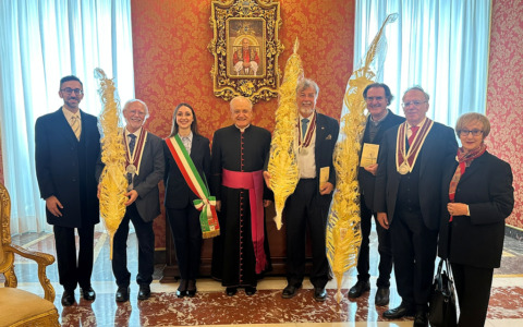 La Consigliera Anna Roberta Di Meco in Vaticano per la Cerimonia dei Parmureli di Sanremo