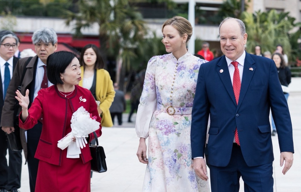 La principessa Akiko di Mikasa a Montecarlo per il Giappone