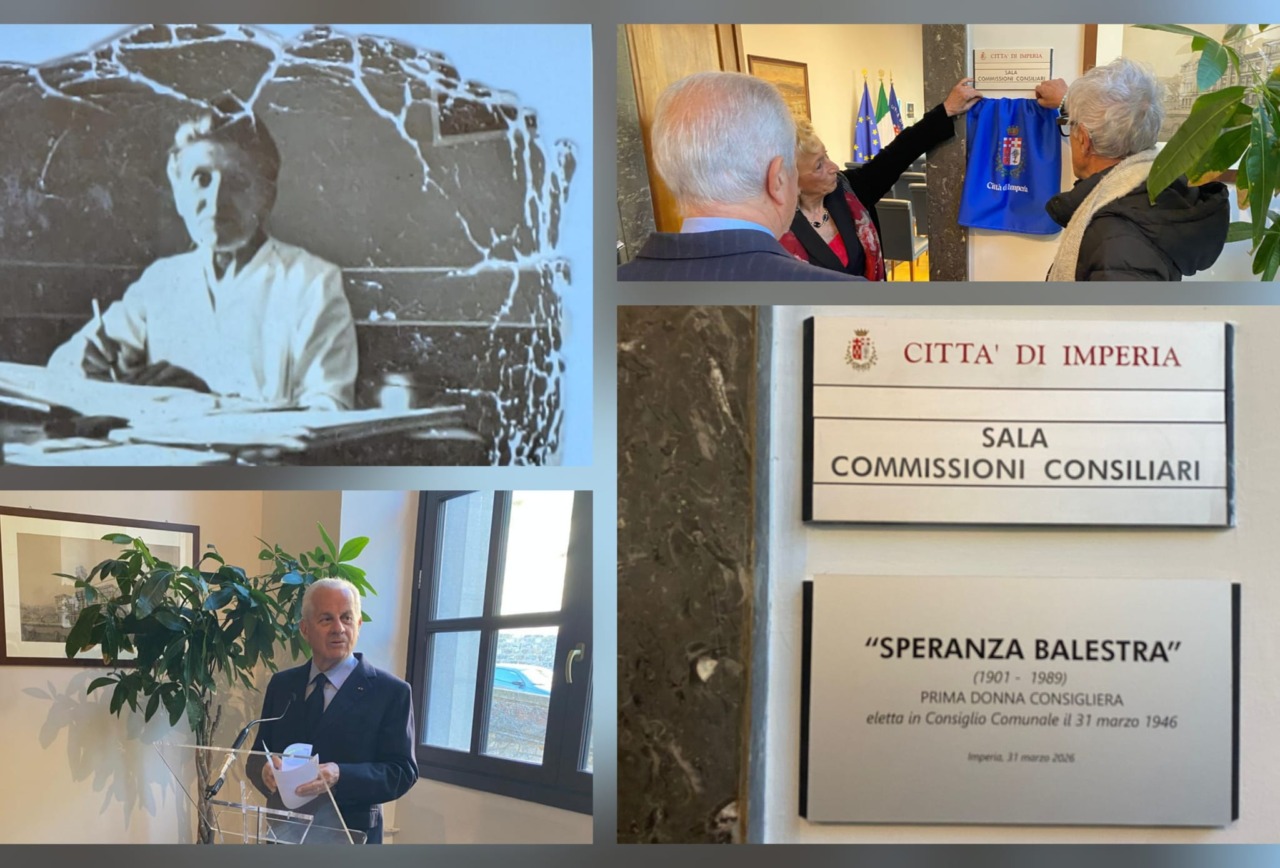 La sala commissioni di Imperia è dedicata a Speranza Balestra, prima donna eletta in Comune
