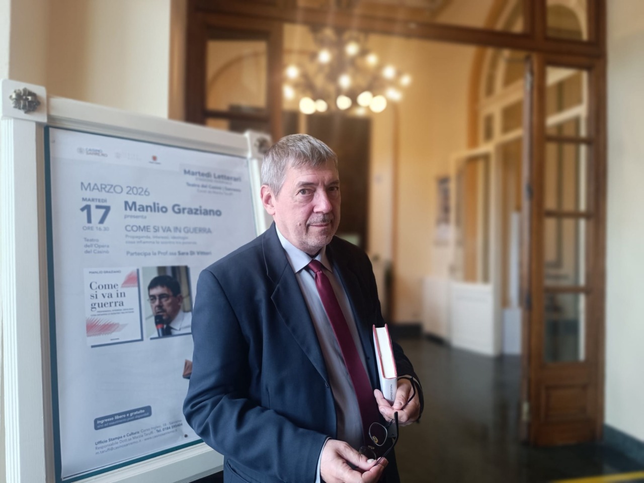 Manlio Graziano a Sanremo: «Siamo in rotta verso la Terza Guerra Mondiale»