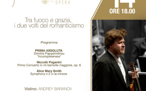 Paganini e Alice Mary Smith protagonisti del concerto del 14 marzo
