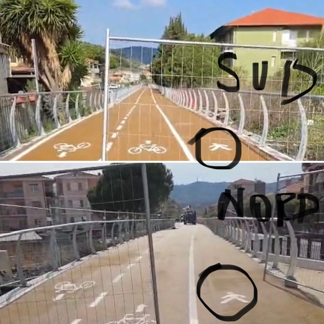 Pista ciclabile, Diano Domani accusa: “Ritardi e anomalie”