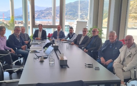Riunione della commissione di collaudo al Porto di Cala del Forte