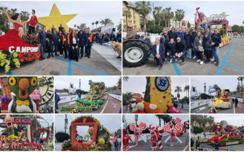 Sanremo in Fiore: 45mila spettatori per la sfilata dei Carri Fioriti