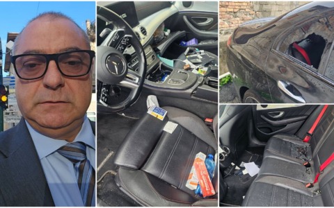 Vandalizzata l’auto del sindaco di Vallecrosia, Fabio Perri: le immagini