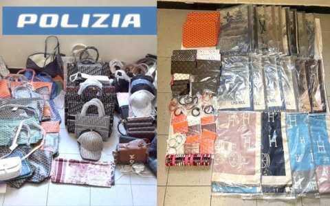 Ventimiglia: Sequestro di borse e accessori contraffatti
