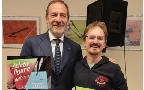 Alessandro Castagnino è stato nominato “Atleta Ligure dell’Anno”