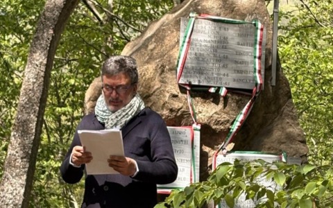 Celebrazioni del 25 aprile a Tavole con Enrico Revello e Diego Campagna