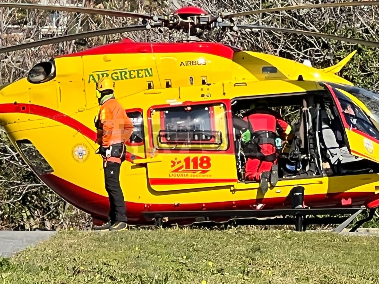 Due ciclisti feriti durante una discesa a Sanremo