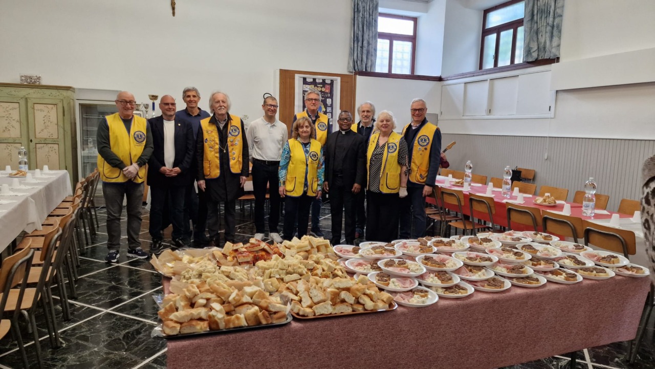 Il Lions Club Sanremo Host organizza un pranzo per la Parrocchia del Borgo