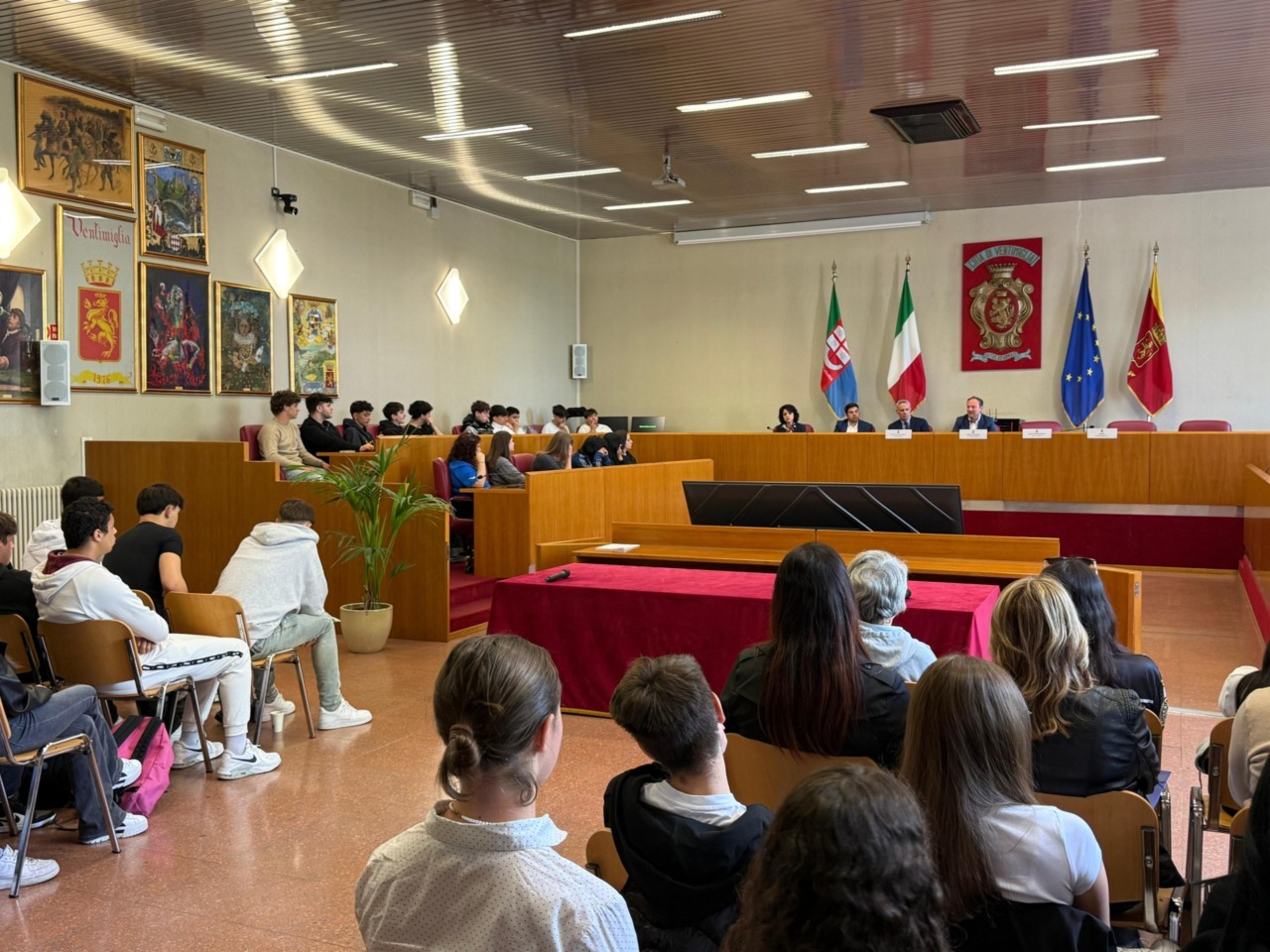 Incontro degli studenti del Fermi Polo Montale con le istituzioni locali