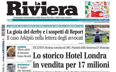 L’Hotel Londra di Sanremo è in vendita per 17 milioni