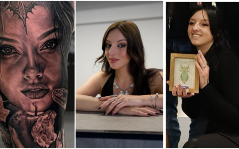 La tatuatrice di Sanremo trionfa alla convention di Forlì