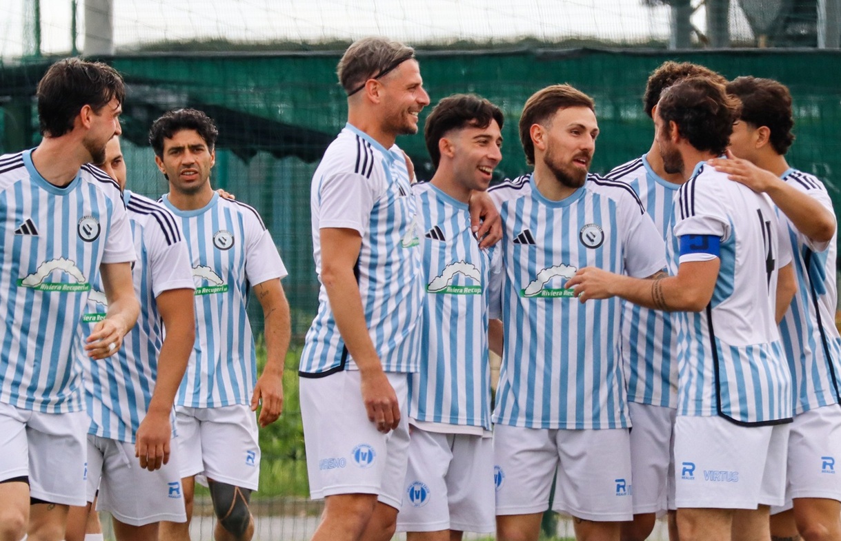 La Virtus Sanremese conquista il campionato e accede alla Promozione dopo aver battuto l’Ospedaletti