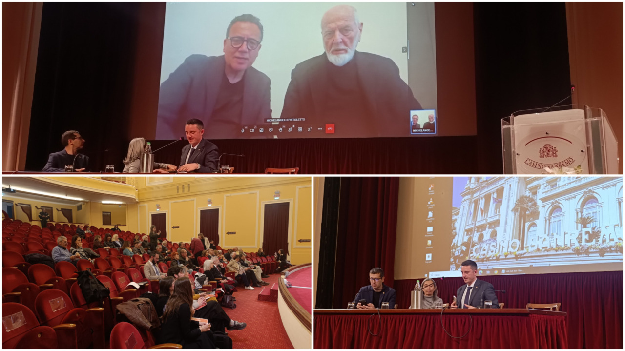 Michelangelo Pistoletto presenta il progetto “Sanremo Città di Pace”