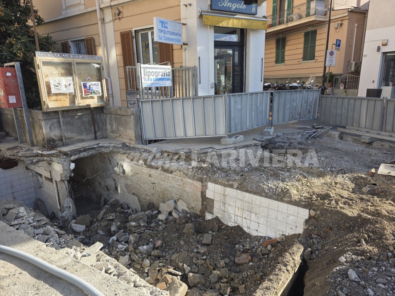 Riappaiono i bagni pubblici di cinquant’anni fa negli scavi di San Martino