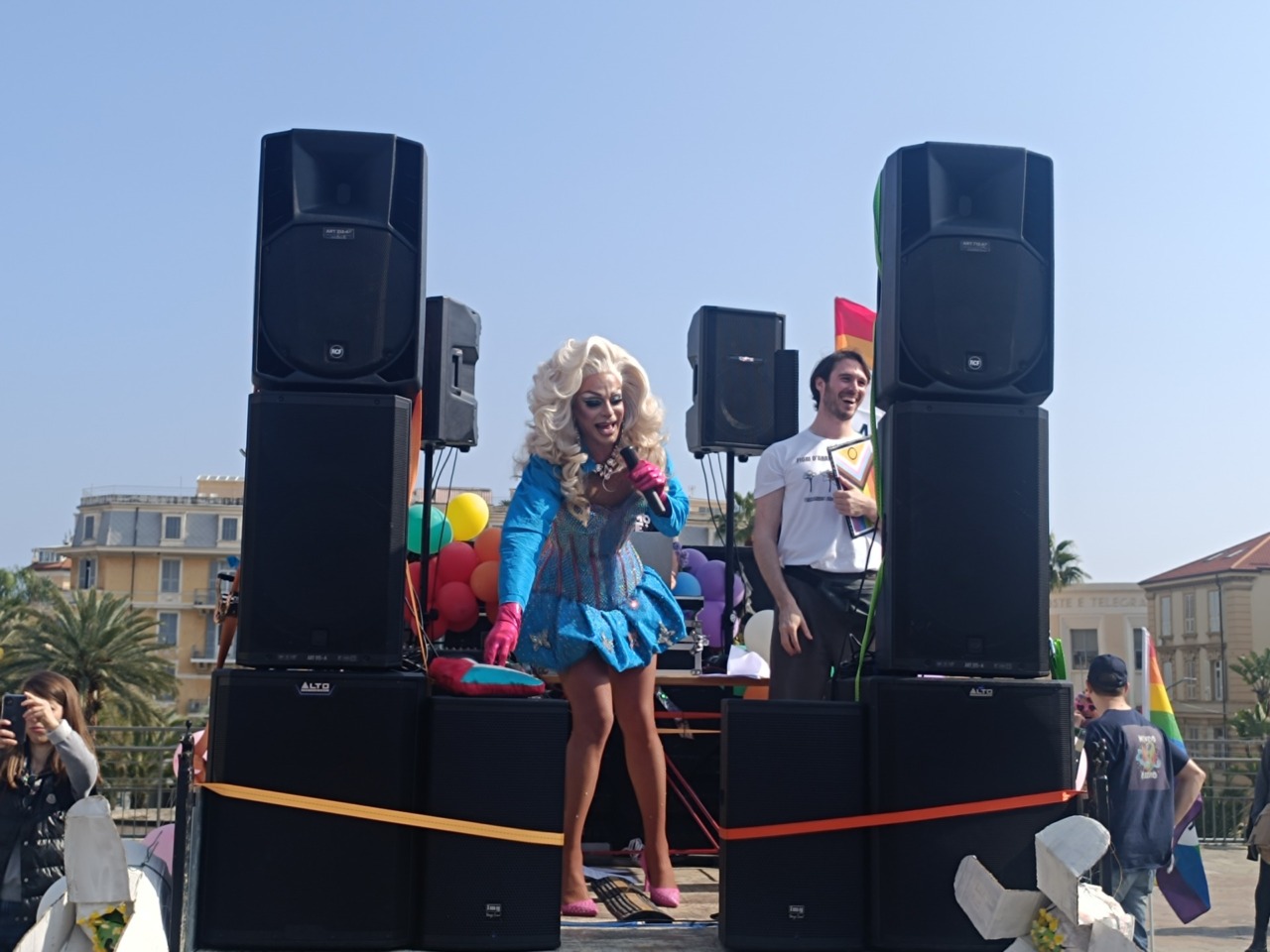 Sanremo Pride: «Il dolore non ha gerarchie. Libertà per la Palestina»