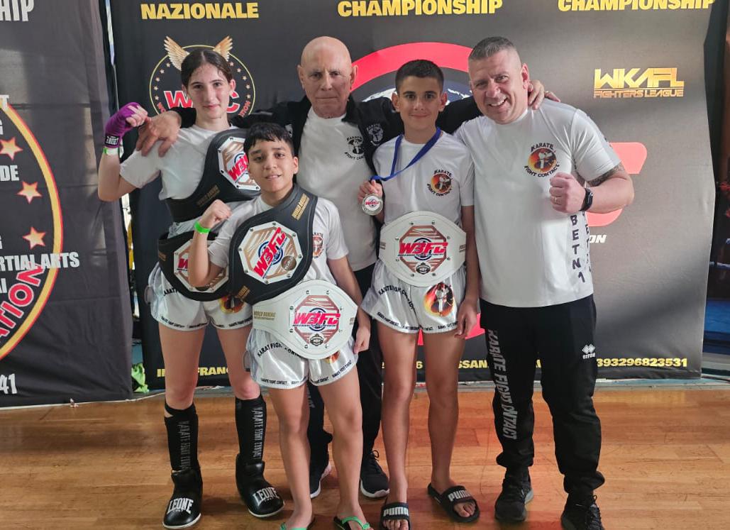 Trionfo per il team Karate Fight Contact di Ventimiglia ai mondiali di Karate a Milano