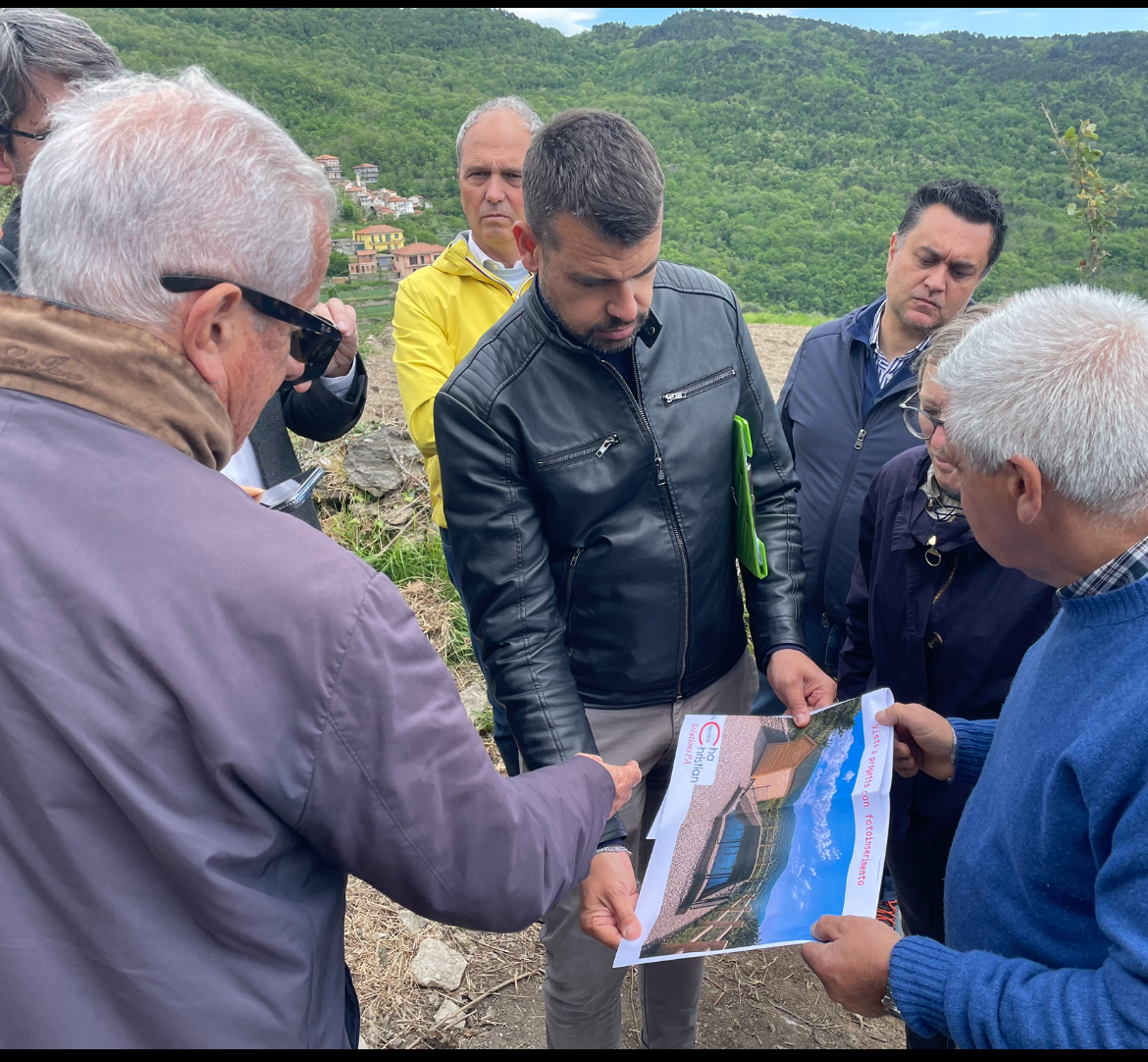 Verifica dei lavori alla diga di Aquila d’Arroscia da parte della Provincia