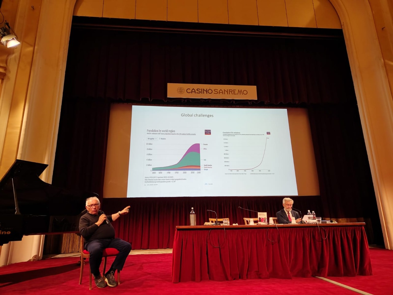 Al Casinò di Sanremo si discute di Pace in Europa tra Trump e Cina