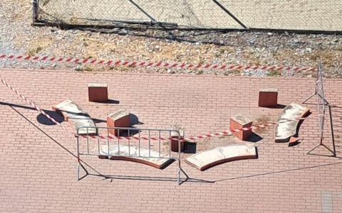 Atto vandalico a Ventimiglia: distrutte panchine sulla passeggiata Oberdan