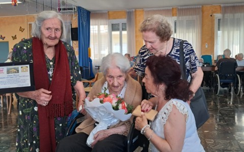Bianca Laura compie cento anni: festa a Casa Serena con il Sindaco di Bajardo