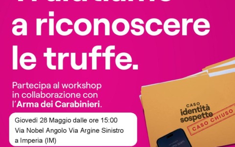 Carabinieri ed Enel a Imperia per informare su truffe telefoniche