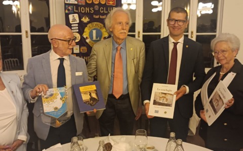 Claudio Novali ospite del convivio del Lions Club Sanremo Host