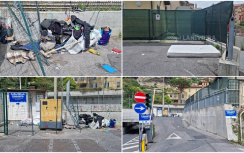 Denuncia di degrado vicino al Palasalute di Ventimiglia