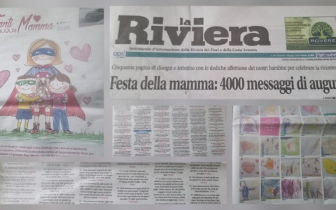 Festa della mamma: 4000 messaggi di auguri dai bambini su La Riviera