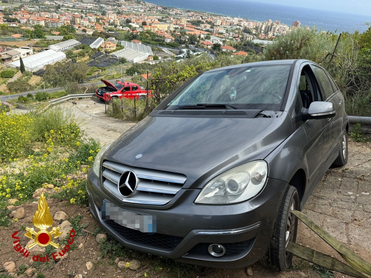 Francesi bloccati in auto a causa del navigatore
