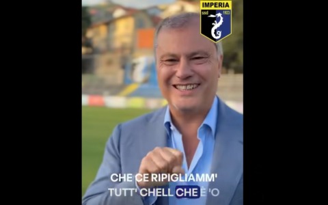 Giuseppe D’Onofrio, nuovo presidente dell’Imperia Calcio: “Ci riprenderemo tutto ciò che è nostro”