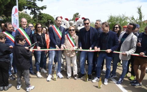Inaugurata la pista ciclabile da Diano a Andora