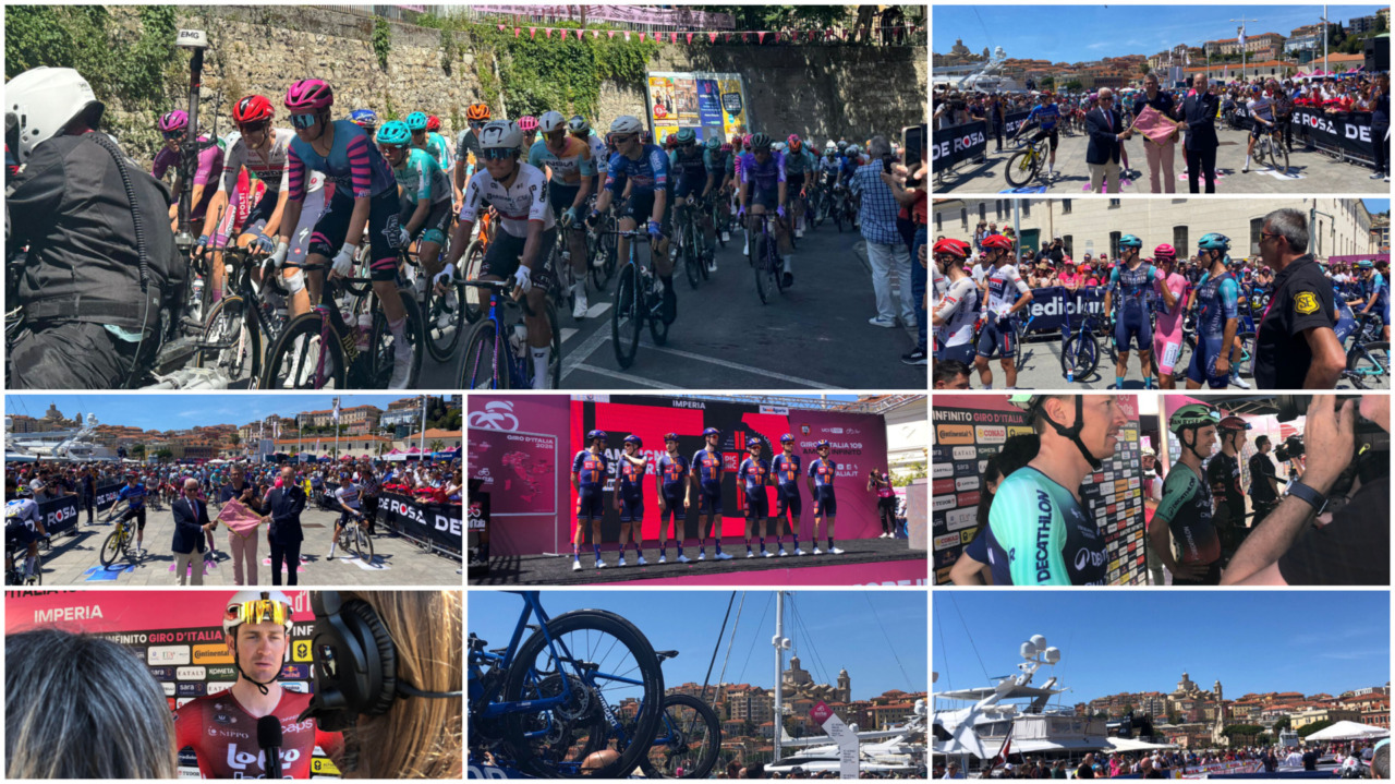 Inizia a Imperia la 12ª tappa del Giro d’Italia verso Novi Ligure