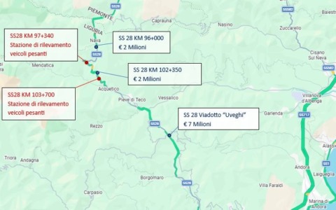 Interventi sul viadotto Uveghi e nuove misure di videosorveglianza
