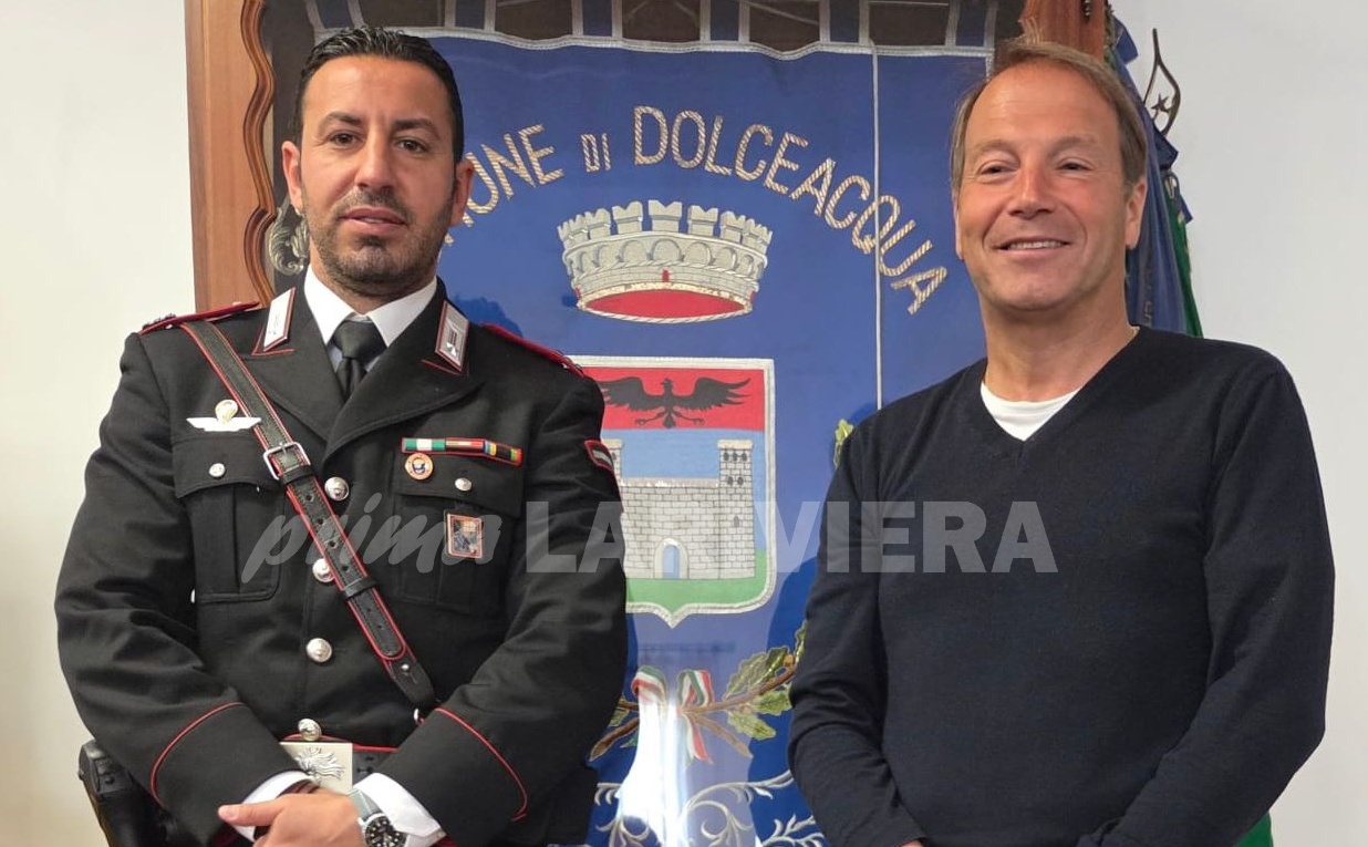 Mario De Nunzio assume il comando della Stazione Carabinieri di Dolceacqua