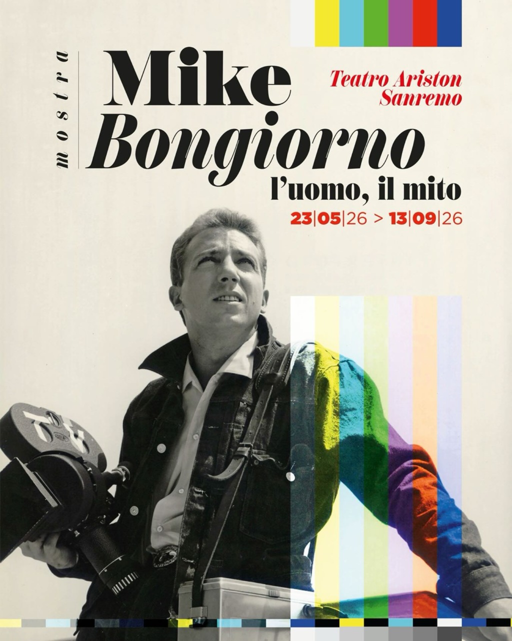 Mike Bongiorno, l’uomo e il suo mito: in mostra all’Ariston