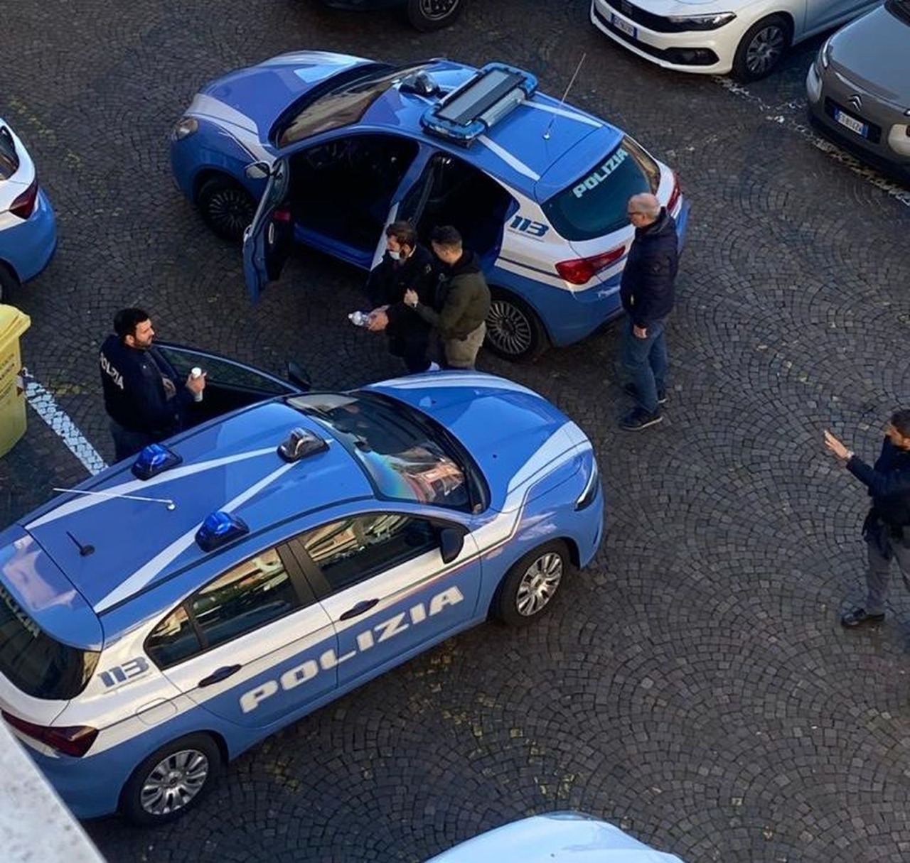 Operazioni della polizia di frontiera al confine di Ventimiglia