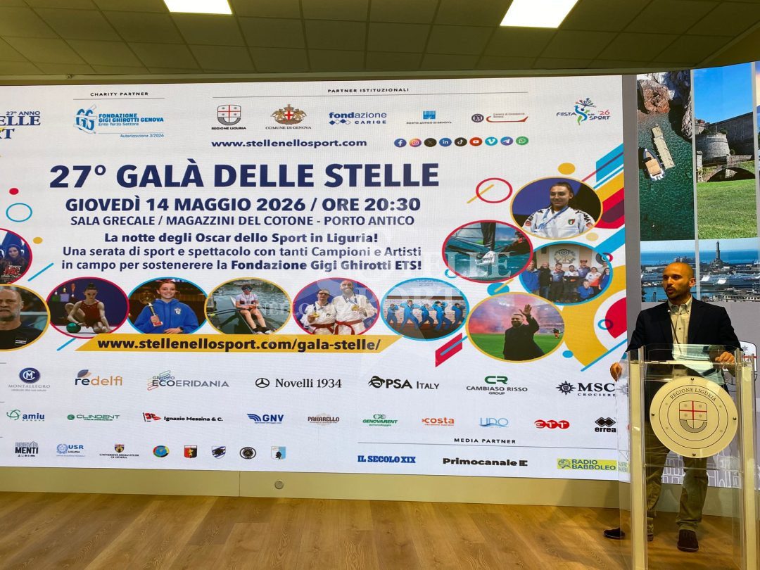 Premiate le Stelle nello Sport della Liguria al 27° Galà del 14 maggio a Genova