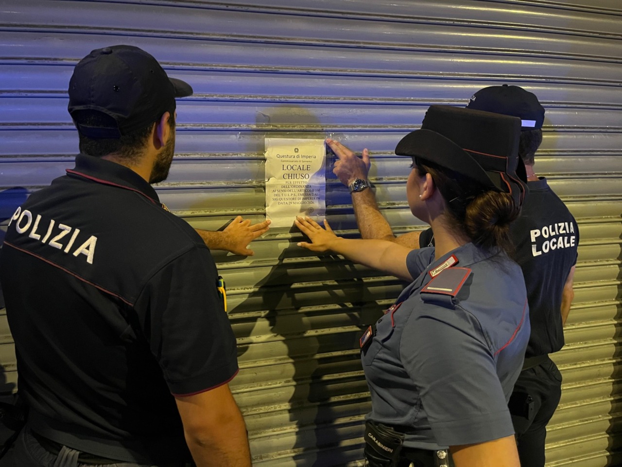 Questore sospende licenza di un bar per problemi di ordine pubblico