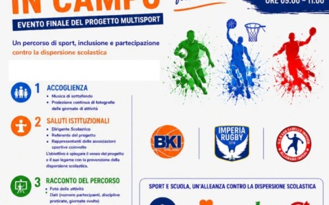 Chiude il progetto “Imperia in campo” contro la dispersione scolastica