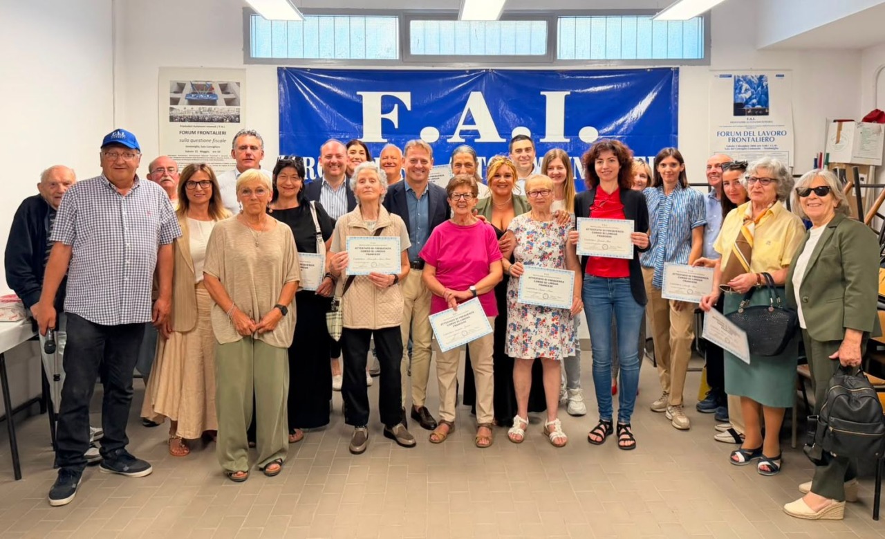Conclusa la consegna dei diplomi del corso di francese della Regione Liguria
